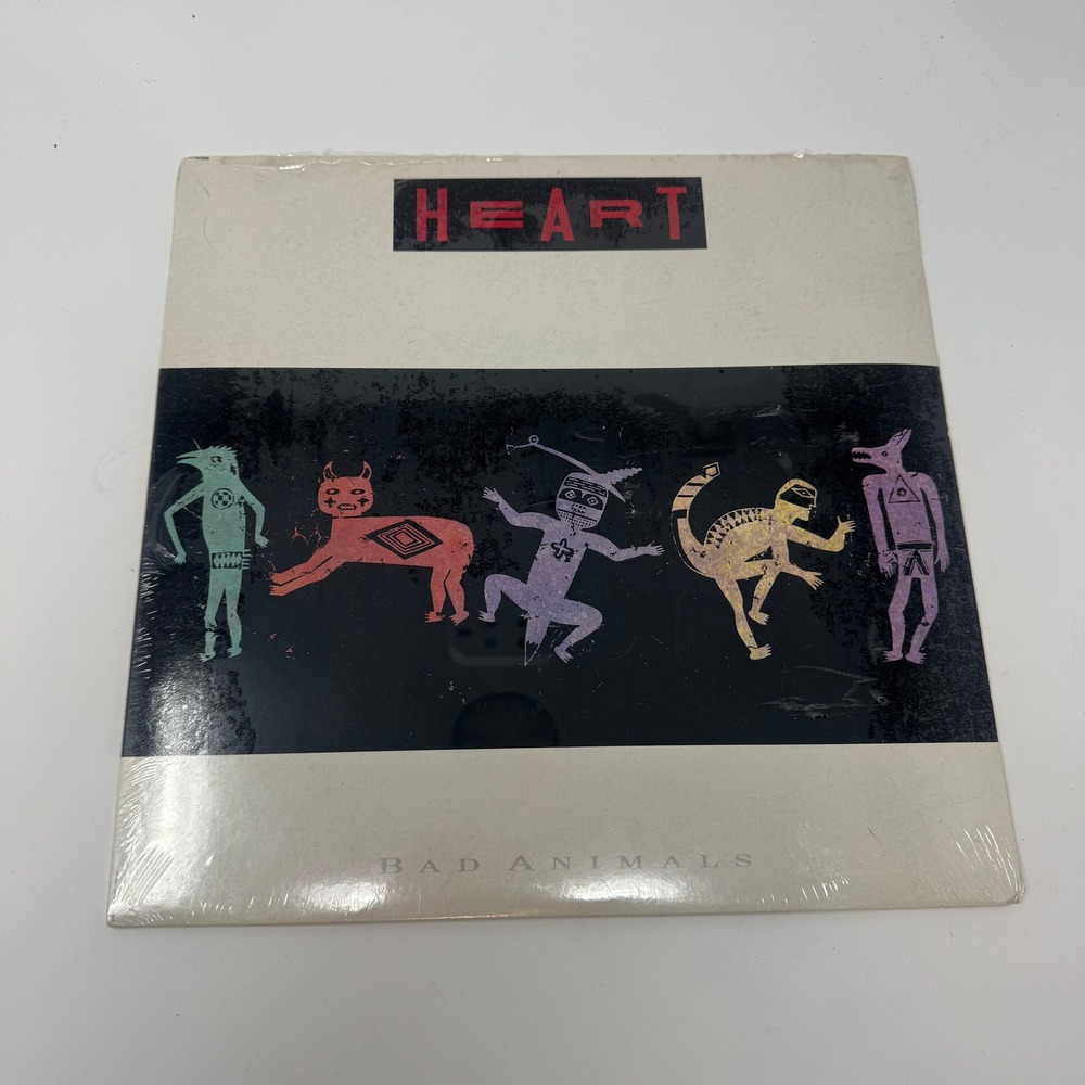 NWD Heart Bad Animals Vinyl LP 1987 Capitol Records‎ PJ-512546 Rock Pop Alone
